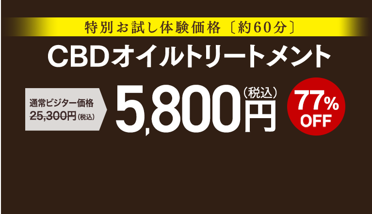 CBDオイルトリートメント