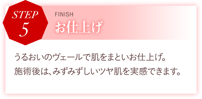 ステップ5 お仕上げ