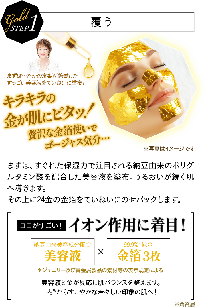 Gold STEP1 覆う