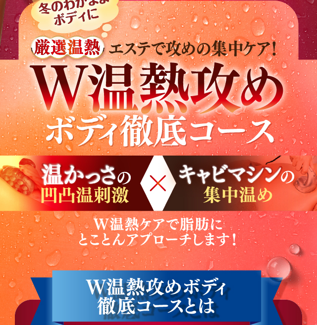 W温熱攻めボディ徹底コースとは