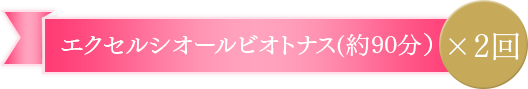 エクセルシオールビオトナス(約90分）×2回