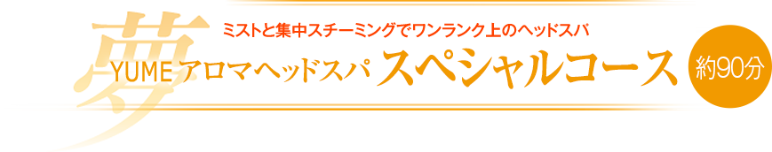 YUMEアロマヘッドスパ 約60分