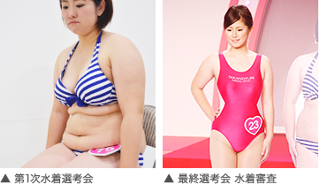 第1次水着選考会・最終選考会 ドレス審査
