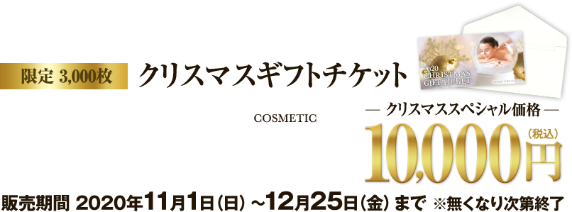 クリスマスギフトチケット10,000円(税込)